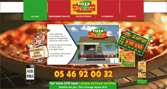 Desktop Screenshot of pizza-delices.fr